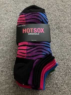 NWT Hotsox Women’s Ankle Socks 5-Pack